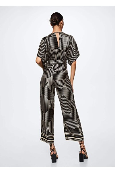 MANGO Woman Geometrik Desenli Tulum