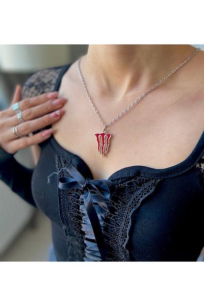 Touz Monster Red Design Necklace - Stylish and Comfortable