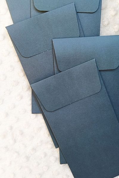 Dekorden 100 Pieces Smoked Invitation Envelopes 11X22 Cm.