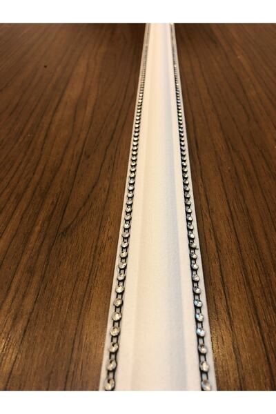 yeditepe osmanlı 2 Şeritli Dekoratif Siyah Taşlı Strafor Köpük Çıta Kartonpiy...