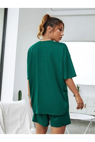 Machetta Tricou cu pantaloni scurți Nefti cu imprimeu sezon tenis Chicago Set sport de vară