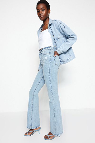 Trendyol Collection Jeans - Blau - Wide Leg