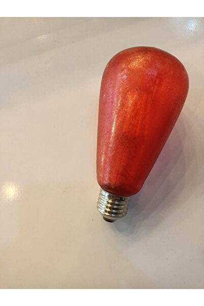 YÜCEL 6 W Rustik Flament Led Ampul E27 Duy Günışık Kırmızı Cam