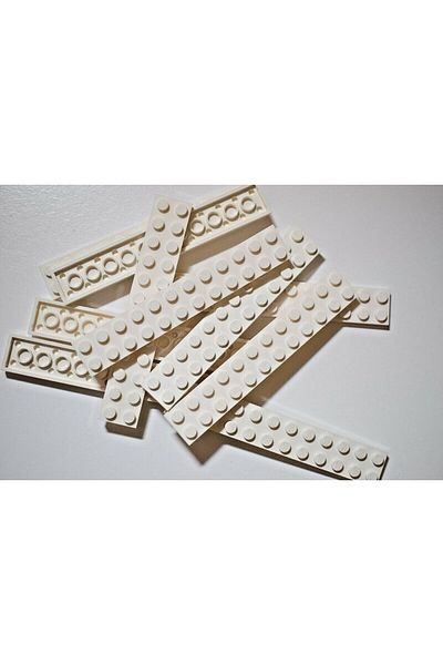 LEGO Original Moc Custom Accessory Creator Plate 2 X 12 Long Flat Bricks White 1 Piece Will Be Sent