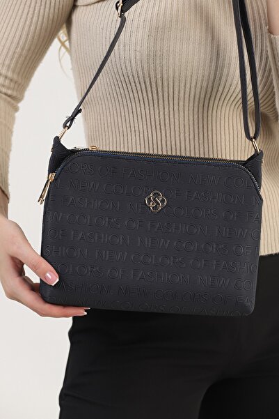 efnanstore Geantă de umăr pentru femei cu curea de umăr reglabilă cu trei com...