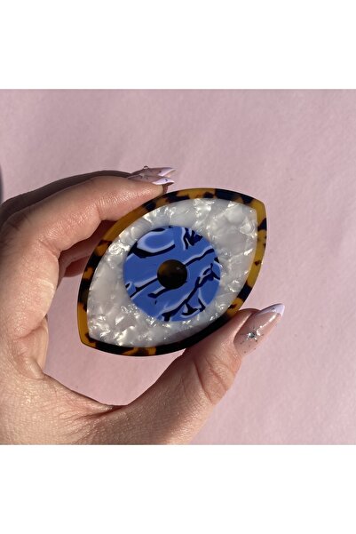 LARESSA Imported Bone Blue Eye Buckle