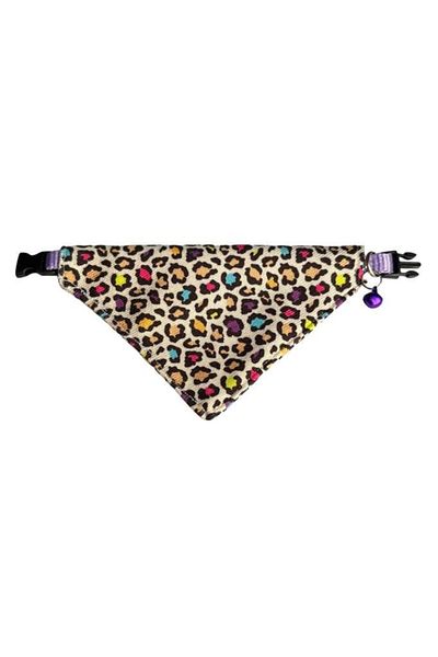 Pet Mamacı Cocopet Leopard Patterned Adjustable Scarf Bandana Cat Collar