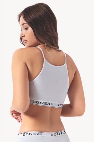 Özlem & Donex Γυναικείο σουτιέν Bralet με λευκό λαιμόκοψη