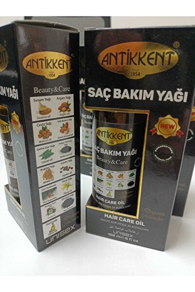 ANTİKKENT Saç Bakım Yağı 2 li Set