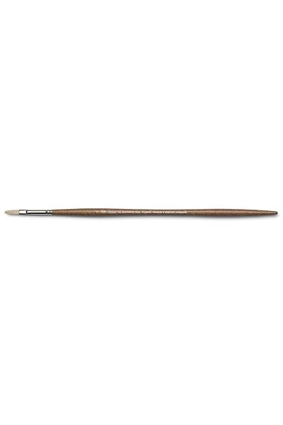 Winsor Newton Winsor & Newton Artists' Synthetic Hard Bristle Long Handle Cat's Tongue Brush No:2
