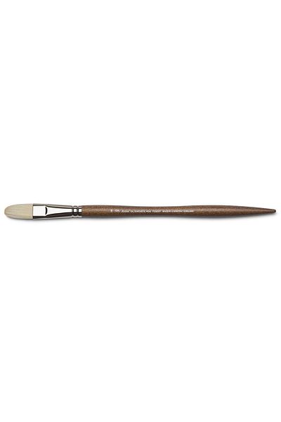 Winsor Newton Winsor & Newton Artists' Synthetic Hard Bristle Long Handle Cat's Tongue Brush No:10