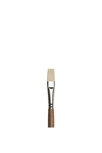 Winsor Newton Winsor & Newton Artists' Synthetic Hard Bristle Long Handle Flat Brush No:8