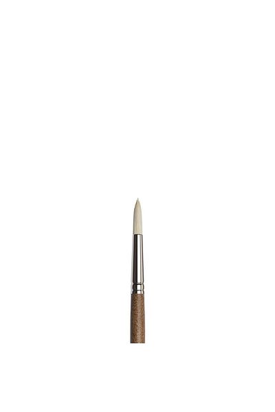 Winsor Newton Winsor & Newton Artists' Synthetic Hard Bristle Long Handle Round Brush No:6