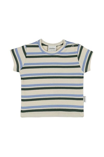 Antebies Thick Striped Patterned T-Shirt