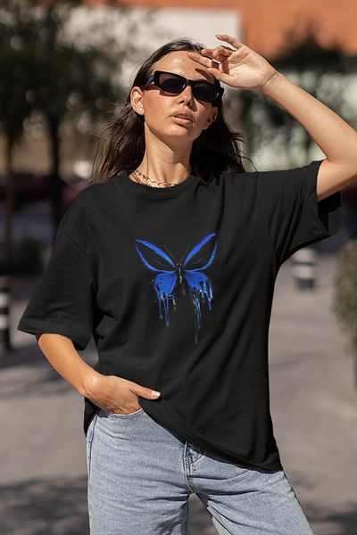Usaspor Tricou oversize cu design Fluture