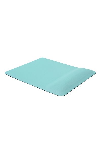 newdaki لوحة ماوس بصرية مريحة للكمبيوتر المحمول مستطيلة باللون الأخضر مع دعم المعصم مقاس 19x23