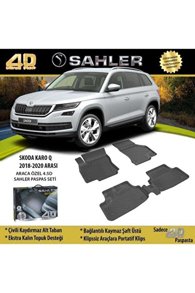 Sahler Skoda Karoq 2018- Sonrası 4.5d Havuzlu Paspas