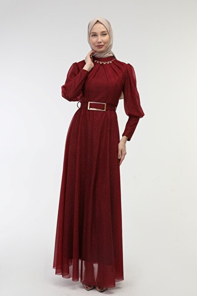 YADE MODA Намисто і пояс докладні жіночі вечірні сукні з хіджабу