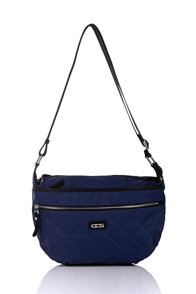 ÇÇS 16526 Τσάντα χιαστί με μακριά λουριά Navy Blue