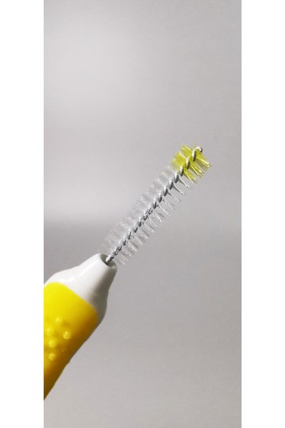 Pearldent مجموعة فرشاة واجهة مغطاة بقطر 0.60 مم من Iso 4 مكونة من 6 قطع