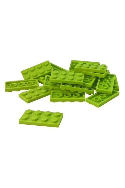 LEGO Original Moc Custom Accessory Creator Plate 2 X 4 Flat Brick Pistachio Green 10 Pieces Will Be Sent