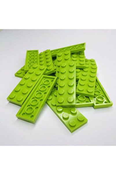 LEGO Moc Custom Aksesuar Creator Plate 2 X 6 Düz Tuğla Fıstık Yeşili 4 Adet G...