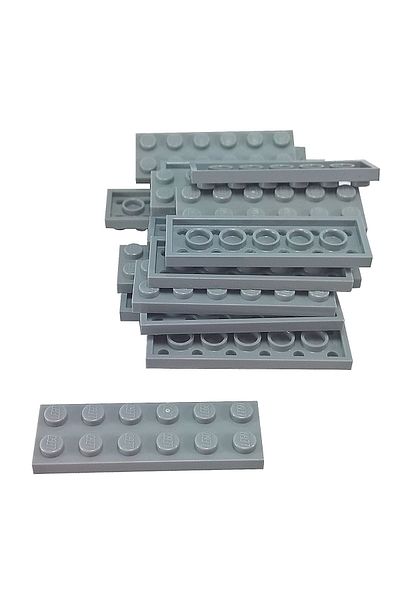LEGO Original Moc Custom Accessory Creator Plate 2 X 6 Flat Brick Light Gray 4 Pieces Will Be Sent