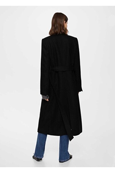 MANGO Woman Klapalı Uzun Palto