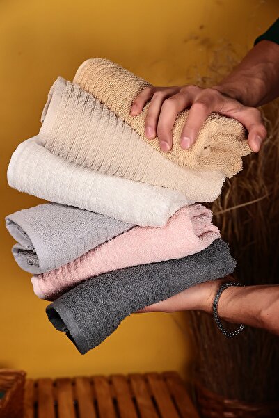 SHAL HOME Набір рушників для рук і обличчя 6 шт. 50*90 см -crn-