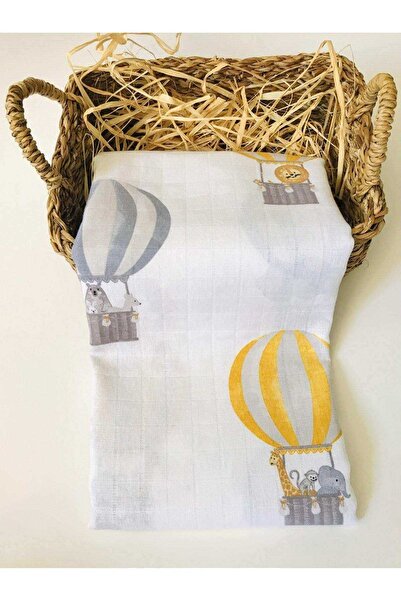 JUNİPERUS 3 Pieces 110x110 Multi-Purpose Muslin Cloth Cover Blanket