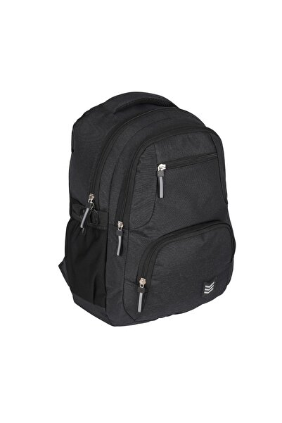 Relaxion 2050 Siyah Su Geçirmez Astarlı Kumaş Sırt Çantası