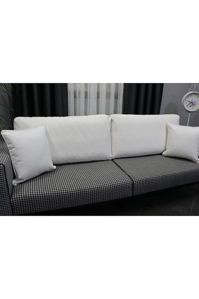 AYPETEKS Cutie de lenjerie albă Model de canapea Pernă pentru spătar-l Pernă pentru scaun-canapea/divan Husă de pernă