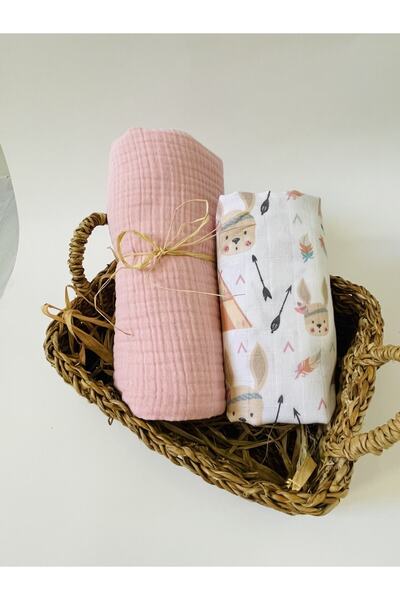 JUNİPERUS 4 Layers And 2 Layers Multi-Purpose Muslin Cloth Cover Blanket