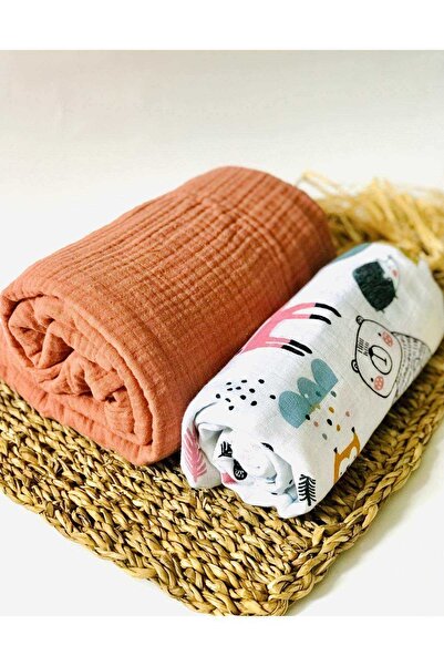 JUNİPERUS 4 Katlı Ve 2 Katlı Çok Amaçlı Müslin Bezi Örtü Battaniye