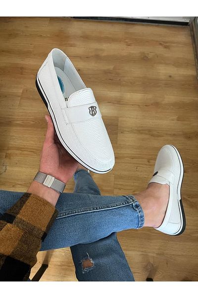 LİSANS 100% Genuine Leather Inside and Outside Orthopedic Men's Daily Comfortable Shoes 40-44
