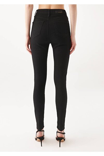 LİMABEL Hireloni Blugi skinny negri și fără decolorare, pantaloni de denim care strâng arată subțiri