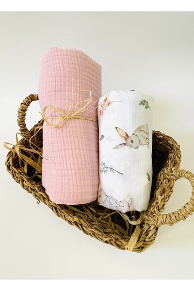 JUNİPERUS 4 Layers And 2 Layers Multi-Purpose Muslin Cloth Cover Blanket