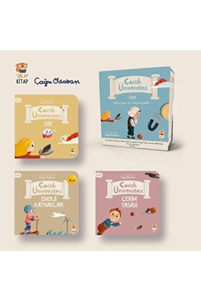 Sincap Kitap Çocuk Üniversitesi Fizik Set (3 Kitap) - - Çağrı Odabaşı Kitabı