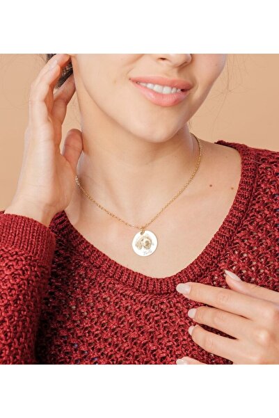 GÜMÜŞ Has Altın Kaplama Isim Ve Resimli 925k Kolye