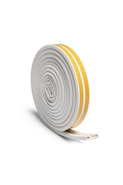 Adilon Door And Window Insulation Tape - White With Wick Rubber 3 X 2 = 6 meters