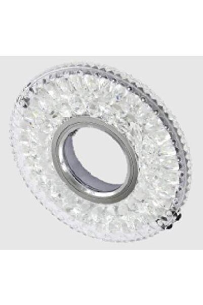 Cata Gu10 Duy Girişli Cam Yuvarlak Sıva Altı Dekoratif Kaide (ct - 6583)