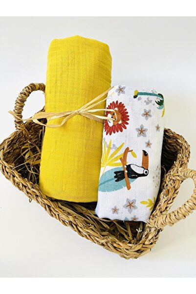 JUNİPERUS 4 طبقات وطبقتين غطاء من قماش الموسلين متعدد الأغراض