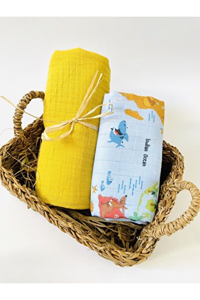 JUNİPERUS 4 طبقات وطبقتين غطاء من قماش الموسلين متعدد الأغراض