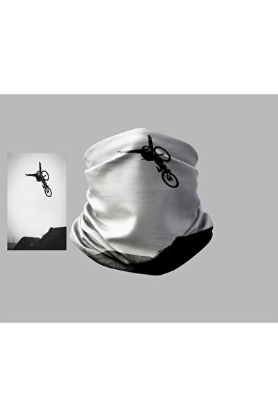 Buffalo Bicycle Designed Biker Buff Mask Outdoor Neck Collar Unisex Bandana