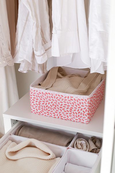 REKHOME Powder 4-Piece Children's Room Cabinet Drawer Laundry Organizer Storage Box Organizer