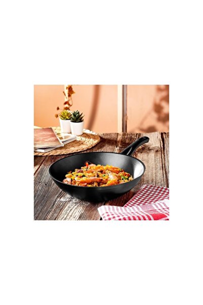 Hisar Milas Wok Tava - Siyah / 28 Cm