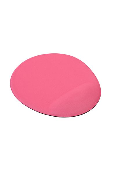newdaki Pink Computer Notebook Ergonomic Optical Mousepad with Wristband Support 19x23
