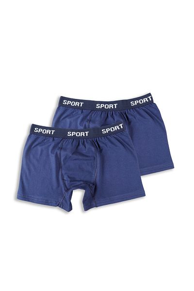 Botex Ανδρικό Σετ Boxer Cotton Lycra 3 - Navy Blue