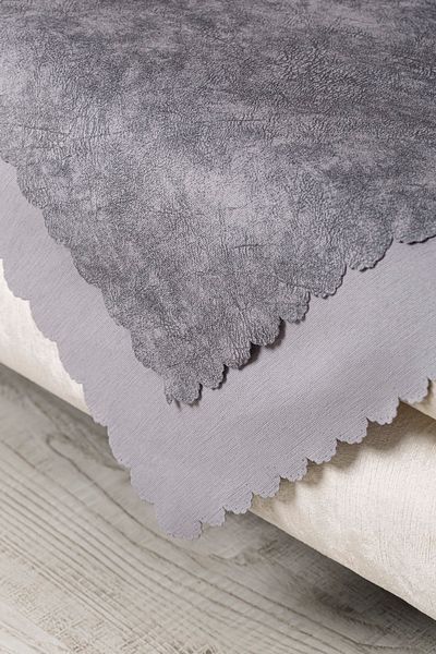 VELERDE HOME Vessel Gray Double Sided Sofa Bed Seat Cover Shawl