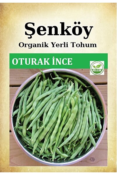 Şenköy Yerli Turşuluk Oturak Fasulye Tohumu Doğal Ata Tohum Pakette 25 Gr 70 ...